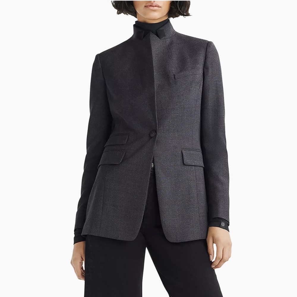 RAG & BONE Paloma Japanese Gray Wool Blazer - NWT!